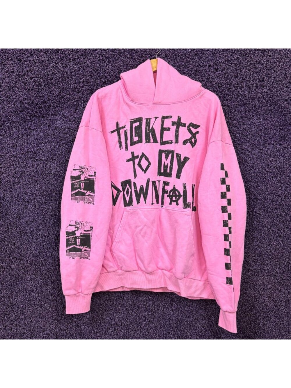 Machine Gun Kelly Tickets to My Downfall Tour Hoodie Size Extra Large